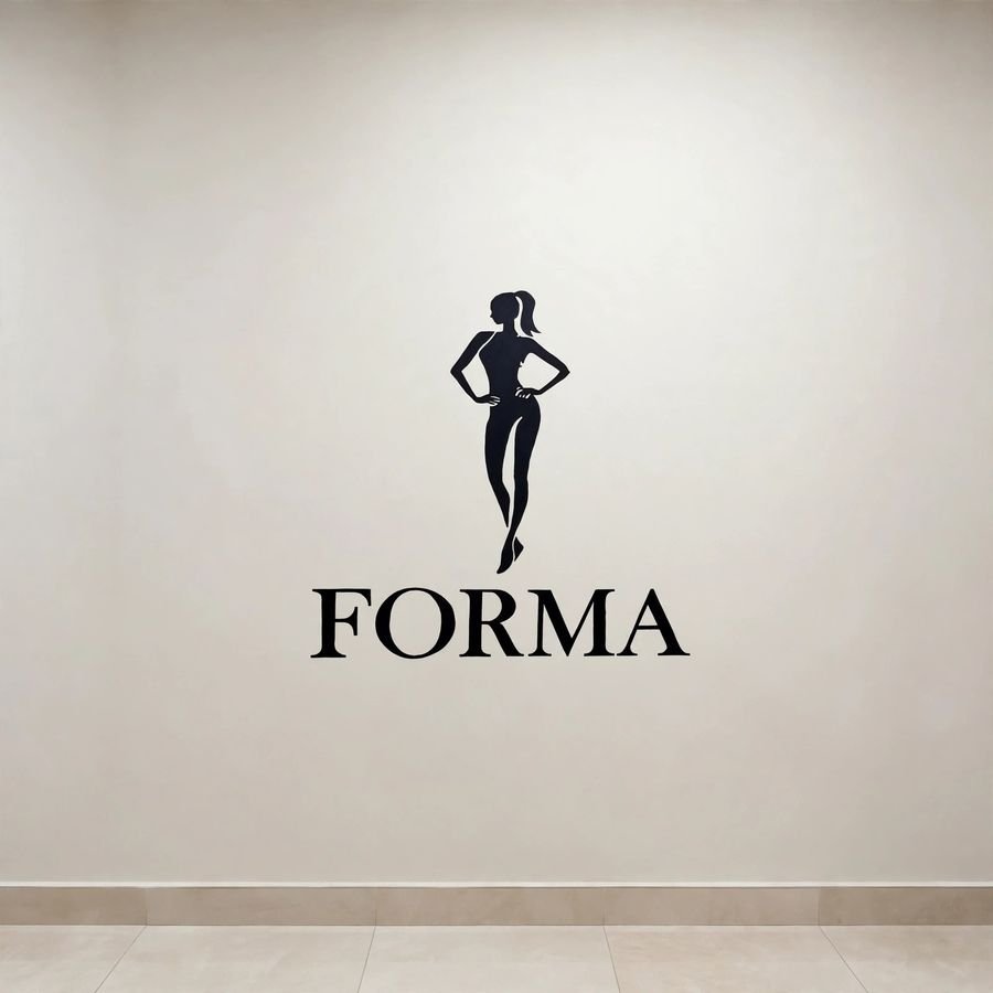 Logotip FORMA na zidu u ulazu
